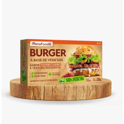 Hambúrguer Vegetal Sabor Tempero Caseiro 220g Meta Foods