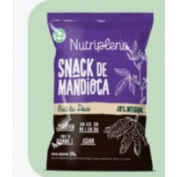 Snack Integral de Mandioca com Batata Doce Nutripleno 30g