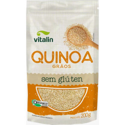 Quinoa Real Branca Grãos Orgânico 200g Vitalin