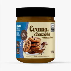 Creme de Chocolate com Cookies Zero Açúcar 170g Seu Divino