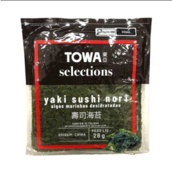 Alga Nori com 10 Folhas Yaki Sushi Towa 28g