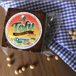Tofu Orgânico Defumado Natural  com Orégano 110g - Sítio Boa Esperança