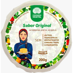Queijo Vegetal Sabor Original 200g Companhia Vegetal 